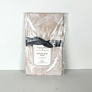 Pottery Barn Monique Lhuillier Garden Rose King‎ Sateen Sham Blush Pink New